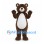 Bear Mascot Costume in Brown with White Belly