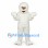 Yeti Mascot Costume in White with Large Paws