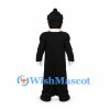Man Mascot Costume with Black Robe and Tall Cap