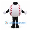 Baseball Mascot Costume with Smiling Face and Black Cap