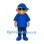 Boy Mascot Costume with Blue Shirt and Sunglasses