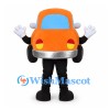 Car Mascot Costume in Orange with Blue Windows