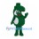Dollar Sign Mascot Costume in Green with White Belly