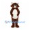 Raccoon Mascot Costume in Brown with Cream Belly