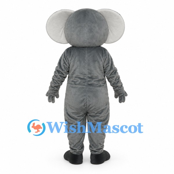 Koala Mascot Costume in Gray with White Belly