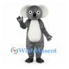Koala Mascot Costume in Gray with White Belly