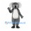 Koala Mascot Costume in Gray with White Belly