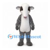 Mouse Mascot Costume in Gray with Long White Face