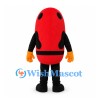 Ladybug Mascot Costume in Red with Black Spots