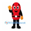 Ladybug Mascot Costume in Red with Black Spots