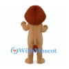 Lion Mascot Costume in Tan with Brown Mane