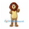 Lion Mascot Costume in Tan with Brown Mane