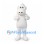 Sheep Mascot Costume in White with Rounded Muzzle