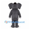 Elephant Mascot Costume in Gray with Pink Ears