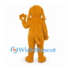 Dog Mascot Costume in Golden Brown with White Belly