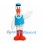 Goose Mascot Costume with Blue Vest and Top Hat