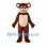 Monkey Mascot Costume in Brown with Pink Brow Detail