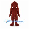 Basset Hound Mascot Costume in Brown with Long Drooping Ears