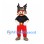 Viking Mascot Costume with Winged Helmet and Red Pants