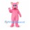 Pig Mascot Costume in Pink with Blue Eyes