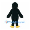 Penguin Mascot Costume in Dark Green with Black Bow Tie