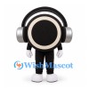 Headphones Mascot Costume with Round Black Speaker Body