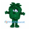 Tree Monster Mascot Costume in Green with Leaf Shaped Hair