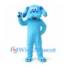 Dog Mascot Costume in Sky Blue with Long Floppy Ears
