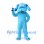 Dog Mascot Costume in Sky Blue with Long Floppy Ears
