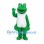 Frog Mascot Costume in Green with White Belly