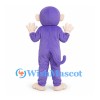 Monkey Mascot Costume in Purple with Cream Face and Hands