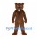 Bear Mascot Costume in Dark Brown with Buck Teeth
