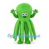 Octopus Mascot Costume in Green with Hanging Tentacles