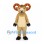 Ram Mascot Costume in Tan with Large Curled Horns