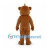 Bear Mascot Costume in Brown with White Belly