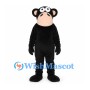 Chimpanzee Mascot Costume in Black with Cream Muzzle