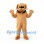 Dog Mascot Costume in Tan with Black Muzzle Guard