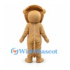 Lion Mascot Costume in Tan with Brown Mane