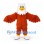 Bald Eagle Mascot Costume with Brown Wings and White Head