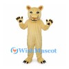 Lioness Mascot Costume in Tan with Black Paw Pads