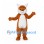 Fox Mascot Costume in Orange with White Belly