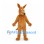 Kangaroo Mascot Costume in Brown with Long Ears