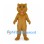 Lioness Mascot Costume in Tan with Open Mouth