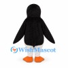 Penguin Mascot Costume in Black and White with Orange Feet