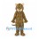 Leopard Mascot Costume with Brown Spotted Body and Long Tail