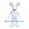 Mouse Mascot Costume in White with Large Ears