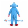 Monkey Mascot Costume in Blue with Yellow Belly
