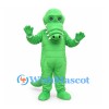 Crocodile Mascot Costume in Green with Long Snout and Tail