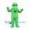 Crocodile Mascot Costume in Green with Long Snout and Tail