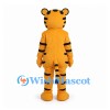 Tiger Mascot Costume in Yellow with Red Nose